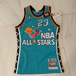 Mitchell & Ness Teal NBA All-Stars #23 Hardwood Classics Jersey